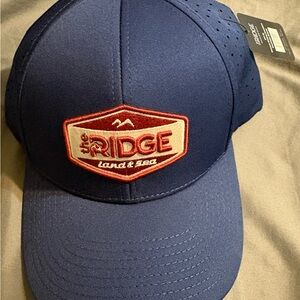 The Ridge Land & Sea Navy Blue Perforated Cap